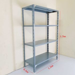 Kệ sắt V lỗ C1.5*D1.2*R0.4*4 tầng